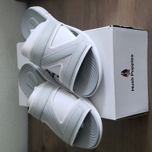 HUSH PUPPIES Women's Willa Knit Slide Sandal Sz 6.5 NWT